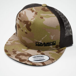 Command Performance Trucker Hat - Flat Bill Multicam